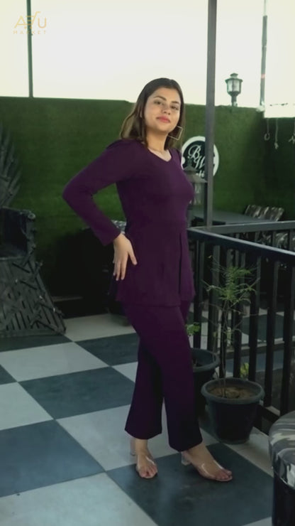 Premium Cotton Co-ord Set – 2 Pockets, All-Day Comfort